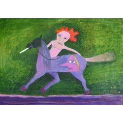 Lev Povzner, Dzeno tames the horse